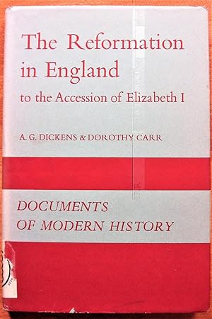 Seller image for The Reformation in England to the Accession of Elizabeth I for sale by Ken Jackson