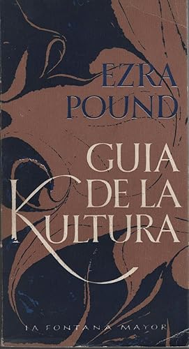 Bild des Verkufers fr GUA DE LA KULTURA LA FONTANA MAYOR, zum Verkauf von Librera Hijazo
