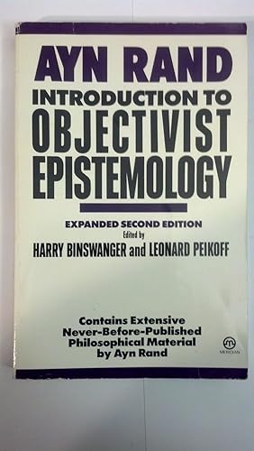 Seller image for Introduction to Objectivist Epistemology: Expanded Second Edition for sale by Early Republic Books
