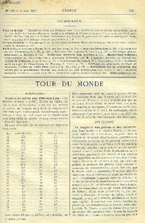 Image du vendeur pour LE COSMOS - REVUE DES SCIENCES ET DE LEURS APPLICATIONS N 645 - Chances de survie aux diffrents ages, La longvit des graines et leur conservation dans le sol, La vitalit des insectes, Moyen de constater la prsence de l'oxyde de carbone, Un nouveau mis en vente par Le-Livre