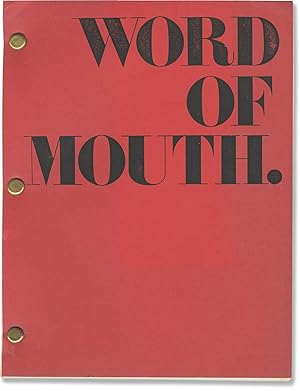 Bild des Verkufers fr Word of Mouth (Original screenplay for the 1999 film) zum Verkauf von Royal Books, Inc., ABAA