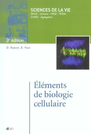 Éléments de biologie cellulaire
