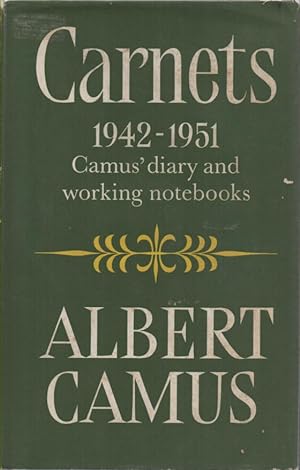 Seller image for Carnets 1942-1951 Camus' diary and working notebooks for sale by lamdha books