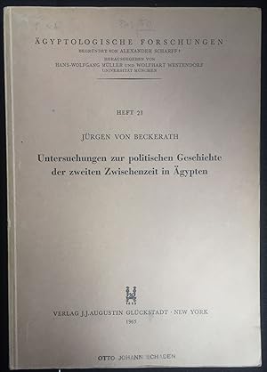 Imagen del vendedor de Untersuchungen zur politischen Geschichte des zweiten Z.Z. in gypten a la venta por Meretseger Books