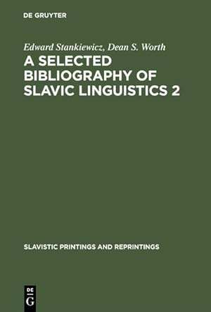 Bild des Verkufers fr A Selected Bibliography of Slavic Linguistics 2 (Slavistic Printings and Reprintings) zum Verkauf von Antiquariat Armebooks