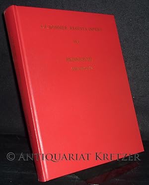 Bild des Verkufers fr Heinrich VII. 1288/1308-1313, 1. Lieferung: 1288/1308 - August 1309. [Bearbeitet von Kurt-Ulrich Jschke und Peter Thorau]. (= J.F. Bhmer, Regesta Imperii, VI.: Die Regesten des Kaiserreichs unter Rudolf, Adolf, Albrecht, Heinrich VII. 1273-1313, Vierte Abteilung). zum Verkauf von Antiquariat Kretzer