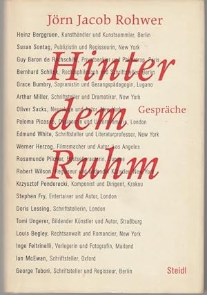 Seller image for Hinter dem Ruhm. Gesprche for sale by Graphem. Kunst- und Buchantiquariat