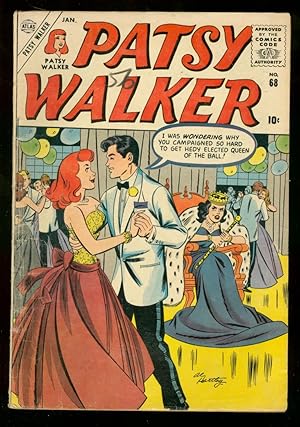 PATSY WALKER #68 1957 ATLAS COMICS G