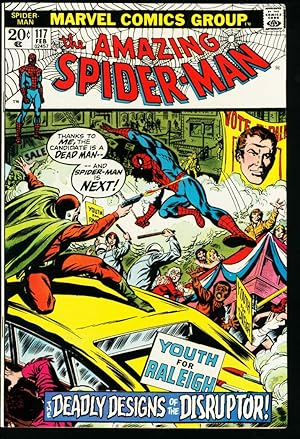 AMAZING SPIDER-MAN #117 1973-MARVEL COMICS-GREAT ISSUE-fine/very fine FN/VF