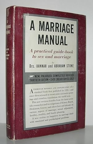 Seller image for A MARRIAGE MANUAL A Practical Guide-Book to Sex and Marriage for sale by Evolving Lens Bookseller