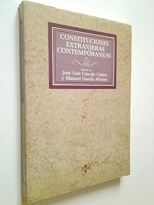 Seller image for Constituciones extranjeras contemporneas for sale by MAUTALOS LIBRERA