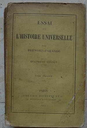 Bild des Verkufers fr Essai sur l'histoire universelle. - Tome premier. zum Verkauf von Librairie les mains dans les poches