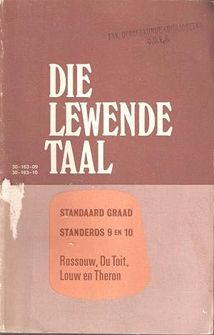 Seller image for Die Lewende Taal - Standaard Graad Standerds 9 en 10 for sale by Snookerybooks