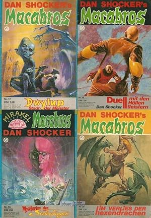 Dan Shocker s Macabros Nr. 10 Duell mit den Höllengeistern + Nr. 17 Dwylup. Stadt der Monster + N...