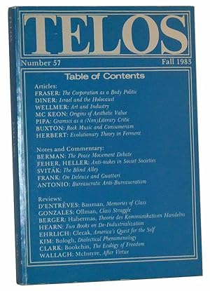 Seller image for Telos, Number 57 (Fall 1983) for sale by Cat's Cradle Books