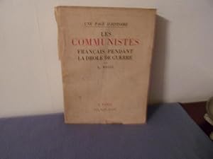 Imagen del vendedor de Les communistes franais pendant la drole guerre a la venta por arobase livres