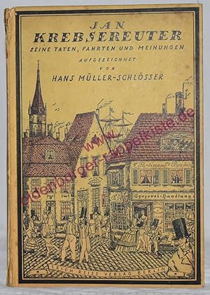 Seller image for Jan Krebsereuter - Seine Taten, Fahrten und Meinungen (1919) for sale by Oldenburger Rappelkiste