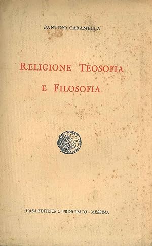 Religione, teosofia e filosofia
