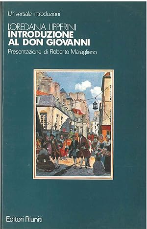 Bild des Verkufers fr Introduzione al Don Giovanni. Presentazione di R. Maragliano zum Verkauf von Studio Bibliografico Orfeo (ALAI - ILAB)