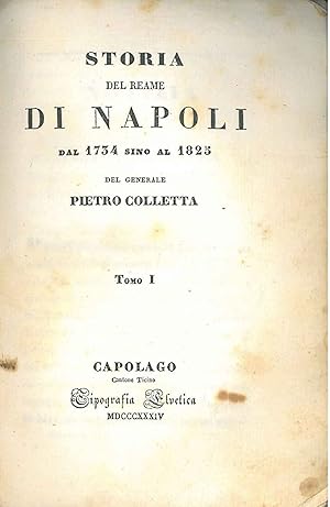 Storia del Reame di Napoli dal 1754 al 1825