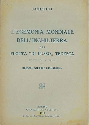 L' egemonia mondiale dell'Inghilterra e la flotta "di lusso" tedesca. Con l'aggiunta di un artico...