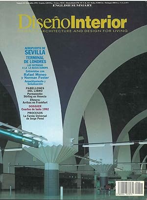 Diseno interior architecture and design for living. N° 10 diciembre 1991. Tra gli altri articoli:...