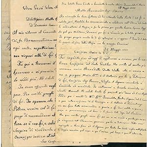 21 lettere spesso a doppia pagina che i due sacerdoti si scambiarono dal 1881 al 1885 da Padova a...