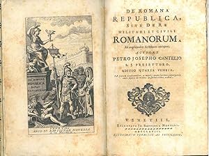 De romana republica sive de re militari et civili Romanorum ad explicandos scriptores antiquos. E...