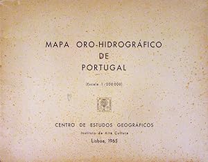 MAPA ORO-HIDROGRÁFICO DE PORTUGAL.