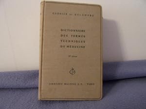 Imagen del vendedor de Dictionnaire des termes techniques de mdecine a la venta por arobase livres
