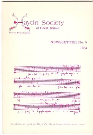 Haydn Society of Great Britain. Newsletter.