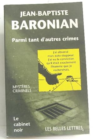Seller image for Parmi tant d'autre crimes for sale by crealivres
