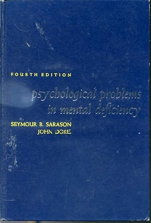 Imagen del vendedor de Psychological Problem in Mental Deficiency - Fourth Edition a la venta por Librairie Le Nord
