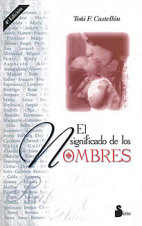 Seller image for EL SIGNIFICADO DE LOS NOMBRES for sale by ALZOFORA LIBROS