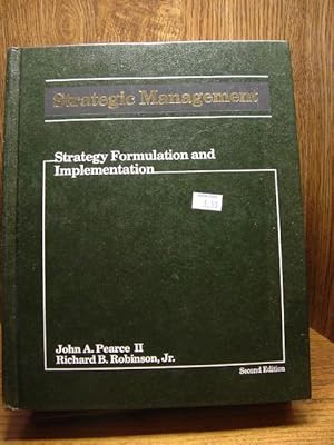 Image du vendeur pour STRATEGIC MANAGEMENT - Strategy Formulation and Implementation - 2nd Edition mis en vente par The Book Abyss