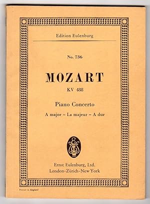 Piano Concerto [#23] in A Major, KV 488 [MINIATURE SCORE]