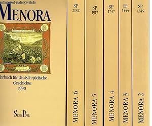 Menora. 6 Bände. Jahrbuch für deutsch-jüdische Geschichte 1990. Im Auftrag des "Salomon Ludwig St...