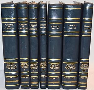 Histoire des Eaux minérales de Vichy. (Complet des 9 fascicules en 7 volumes)