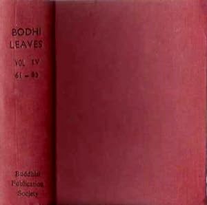 BODHI LEAVES: 'B' SERIES, VOL IV, NOS. 61-80