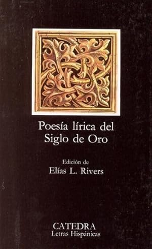 Imagen del vendedor de Poesa lrica del Siglo de Oro (Letras Hispnicas) a la venta por AHA-BUCH