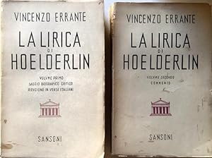 LA LIRICA DI HOLDERLIN (HÖLDERLIN, HOELDERLIN). VOLUME 1, VOLUME 2