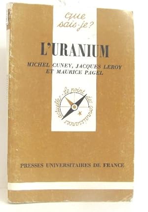 Image du vendeur pour L'uranium mis en vente par crealivres