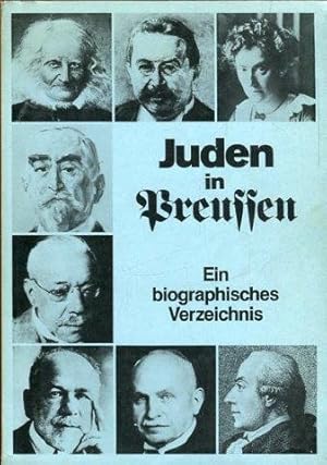 Bild des Verkufers fr Juden in Preussen. Ein biographisches Verzeichnis. zum Verkauf von Antiquariat am Flughafen