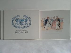 Königlich Bayerische Staatsdiener. Bayerische Beamtenuniformen um 1830/40 - 1. und 2. Folge in 2 ...