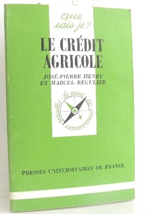 Bild des Verkufers fr Le crdit agricole zum Verkauf von crealivres