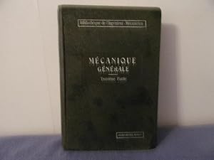 Mécanique générale troisième partie