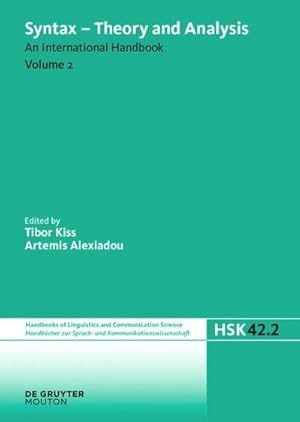 Seller image for Syntax - Theory and Analysis. Volume 2 for sale by BuchWeltWeit Ludwig Meier e.K.