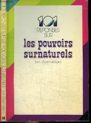 Imagen del vendedor de 101 REPONSES SUR LES POUVOIRS SURNATURELS a la venta por Le-Livre