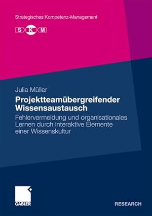 Bild des Verkufers fr Projektteambergreifender Wissensaustausch : Fehlervermeidung und organisationales Lernen durch interaktive Elemente einer Wissenskultur. Mit einem Geleitw. von Prof. Dr. Hans H. Hinterhuber / Gabler Research : Strategisches Kompetenz-Management zum Verkauf von Antiquariat Thomas Haker GmbH & Co. KG