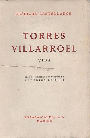 Imagen del vendedor de torres villarroel-vida- a la venta por JP Livres